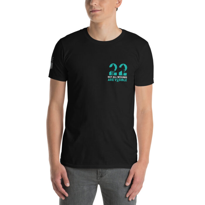 22 a Day PTSD Courage Tee - Image 4